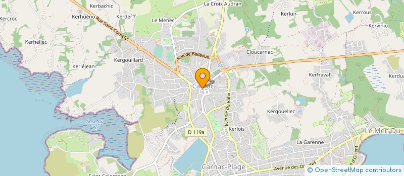 localisation de l'entreprise EURL DAIHO  CARNAC