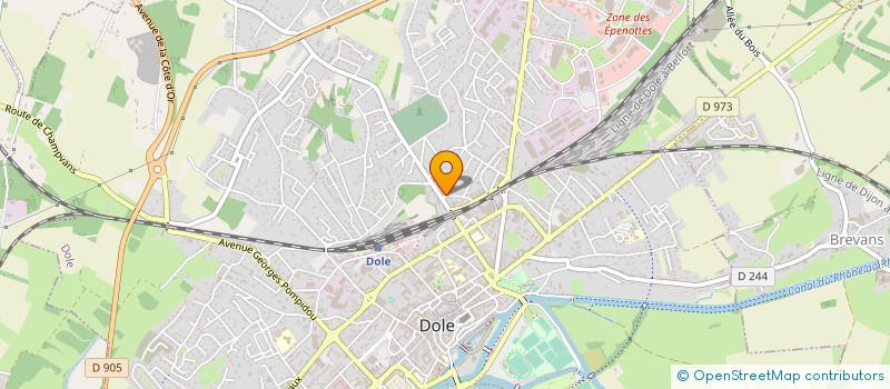 localisation de l'entreprise EURL DALVARD à DOLE