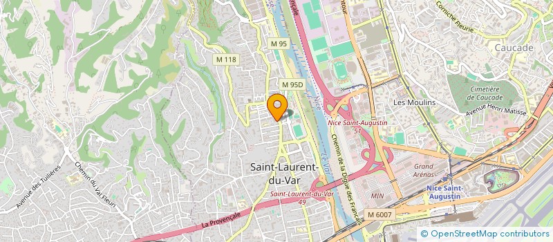 localisation de l'entreprise EURL DAMI à SAINT-LAURENT-DU-VAR