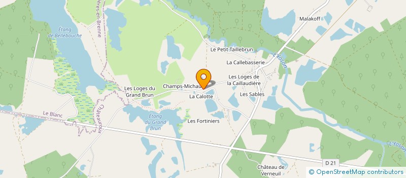 localisation de l'entreprise EURL DAMIEN MOREAU à VENDŒUVRES