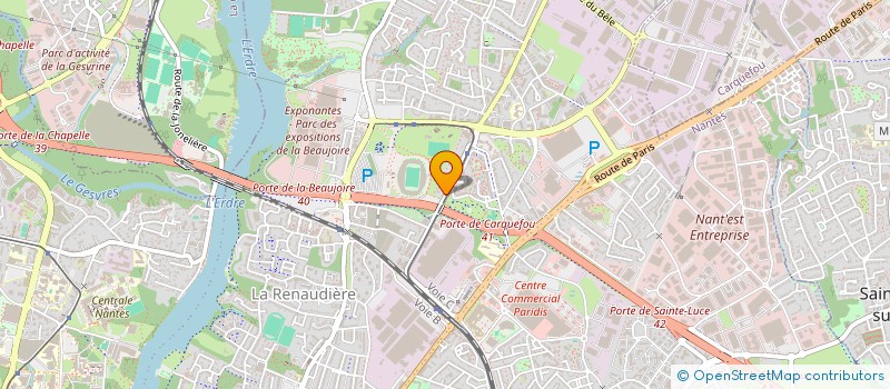 localisation de l'entreprise EURL DAMLA à NANTES