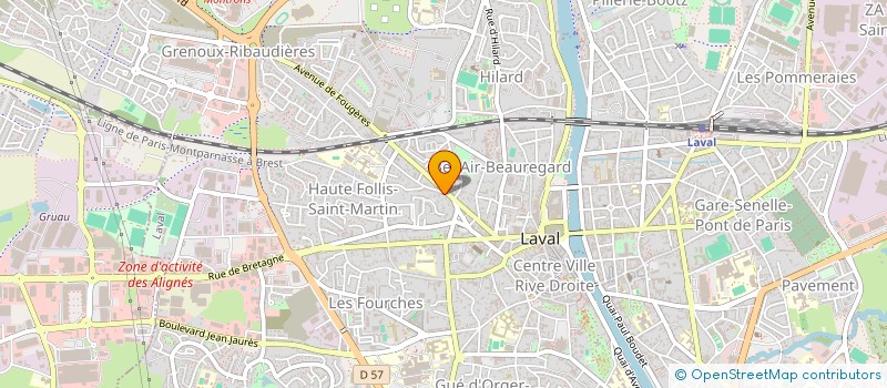 localisation de l'entreprise EURL DAN'LILAS à LAVAL