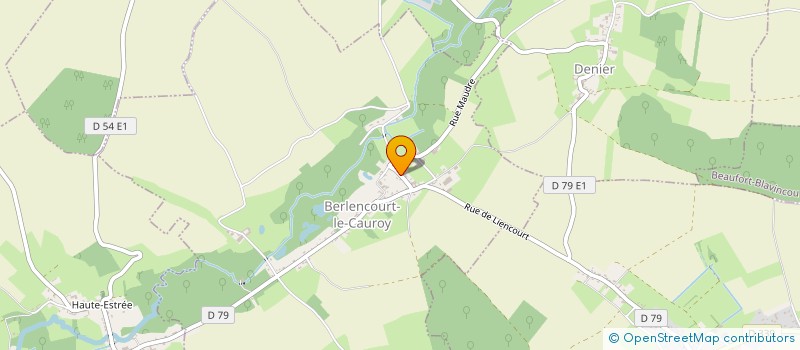 localisation de l'entreprise EURL DANEL ALAIN à BERLENCOURT-LE-CAUROY