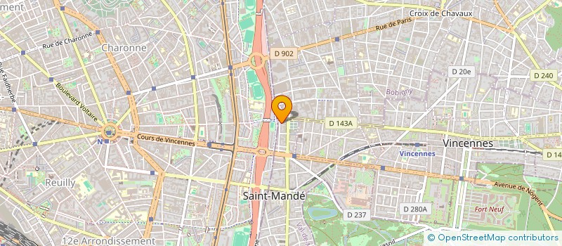 localisation de l'entreprise EURL DANIEL à SAINT-MANDE