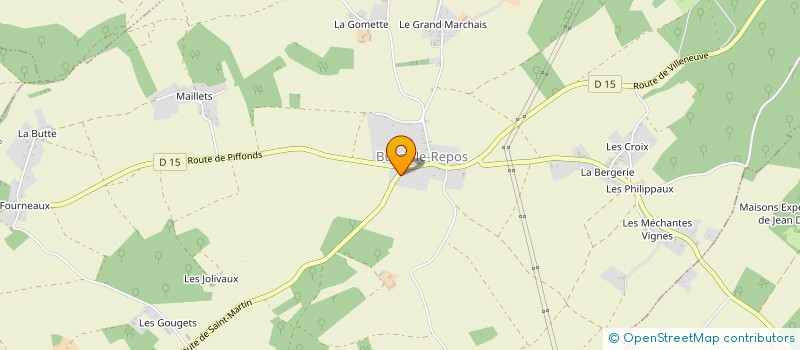 localisation de l'entreprise EURL DANIEL DIERICKX à BUSSY-LE-REPOS