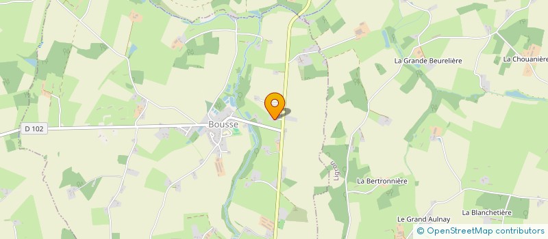 localisation de l'entreprise EURL DANIEL FERRAND  BOUSSE