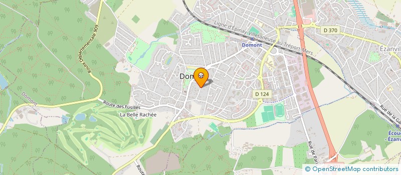 localisation de l'entreprise EURL DANIEL LAFONT  DOMONT