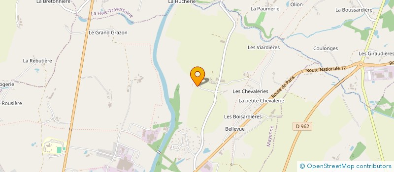 localisation de l'entreprise EURL DANIEL MARTINEAU à MAYENNE