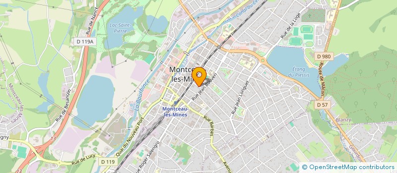 localisation de l'entreprise EURL DANIEL VELLAUD  MONTCEAU-LES-MINES