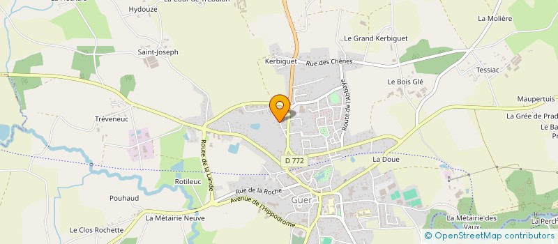 localisation de l'entreprise EURL DANILO à GUER