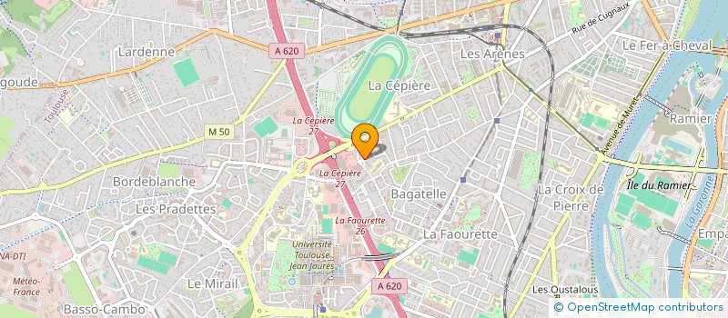 localisation de l'entreprise EURL DAO TRANSPORT à TOULOUSE