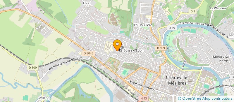 localisation de l'entreprise EURL DAOUDI DISTRIBUTION à CHARLEVILLE-MEZIERES