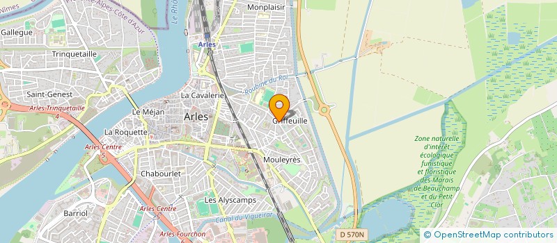 localisation de l'entreprise EURL DARNA  ARLES