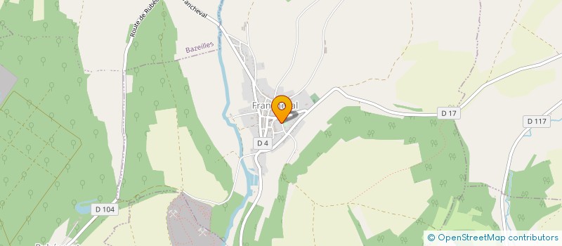 localisation de l'entreprise EURL DAUSEND HENN  FRANCHEVAL