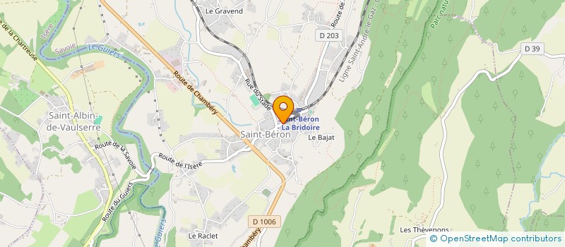 localisation de l'entreprise EURL DAVAT  SAINT-BERON