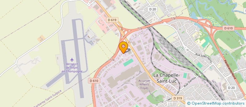 localisation de l'entreprise EURL DAVIBA à LA CHAPELLE-SAINT-LUC