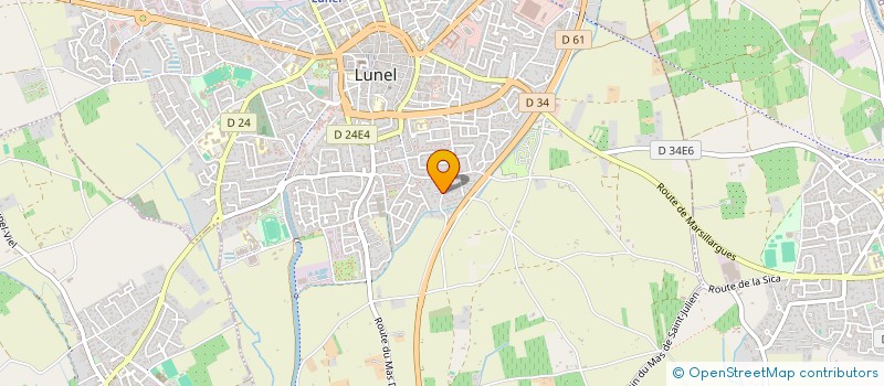 localisation de l'entreprise EURL DAVID BONNET à LUNEL
