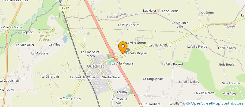 localisation de l'entreprise EURL DAVID BRIAND  SAINT-ONEN-LA-CHAPELLE