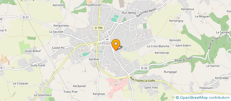 localisation de l'entreprise EURL DAVID DRONIOU à PLOUHA