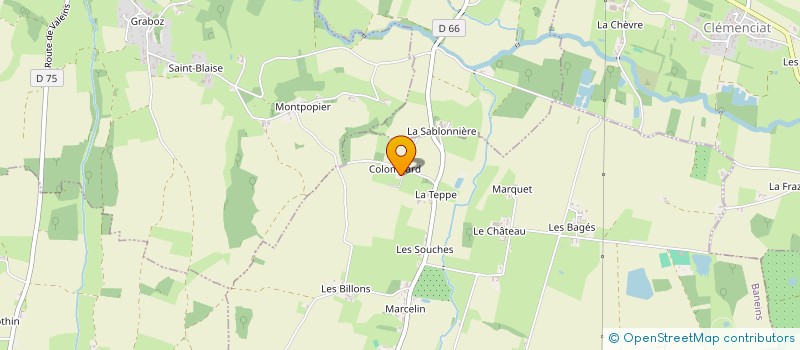 localisation de l'entreprise EURL DAVID GIFFON  BANEINS