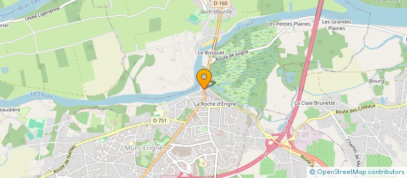 localisation de l'entreprise EURL DAVY  MURS-ERIGNE