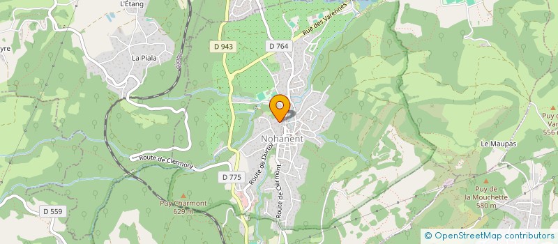 localisation de l'entreprise EURL DE CASTRO FREDERIC  NOHANENT