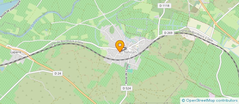 localisation de l'entreprise EURL DE GIACOMI à LUC-SUR-ORBIEU