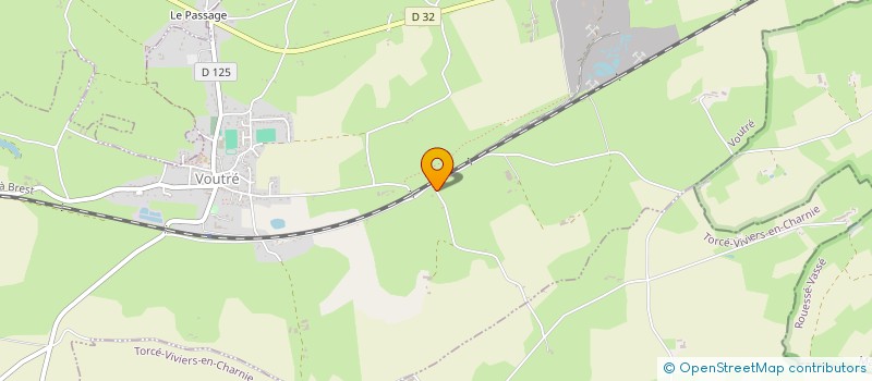 localisation de l'entreprise EURL DE LA BASSE FOUCHERIE  SAINT-GEORGES-SUR-ERVE