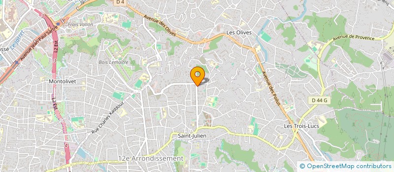 localisation de l'entreprise EURL DE LA COMTESSE à MARSEILLE
