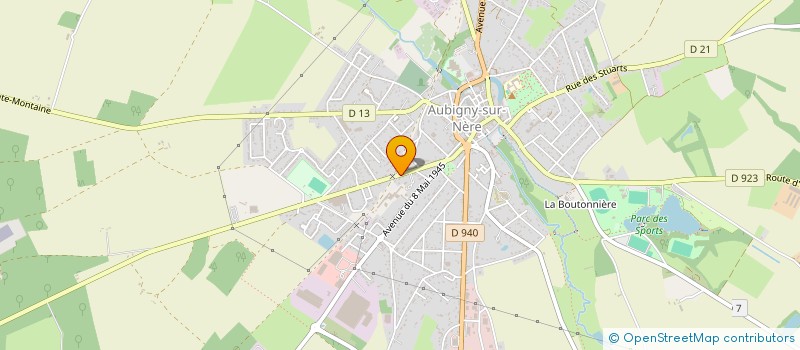 localisation de l'entreprise EURL DE LA GARE  AUBIGNY-SUR-NERE