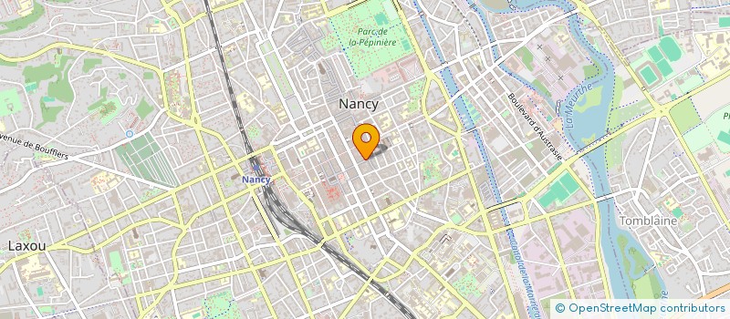 localisation de l'entreprise EURL DE LA PORTE VERTE  NANCY