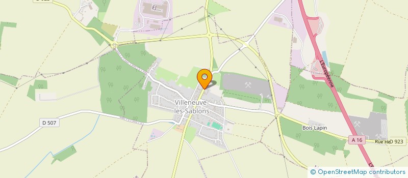 localisation de l'entreprise EURL DE LA REINE BLANCHE  VILLENEUVE-LES-SABLONS