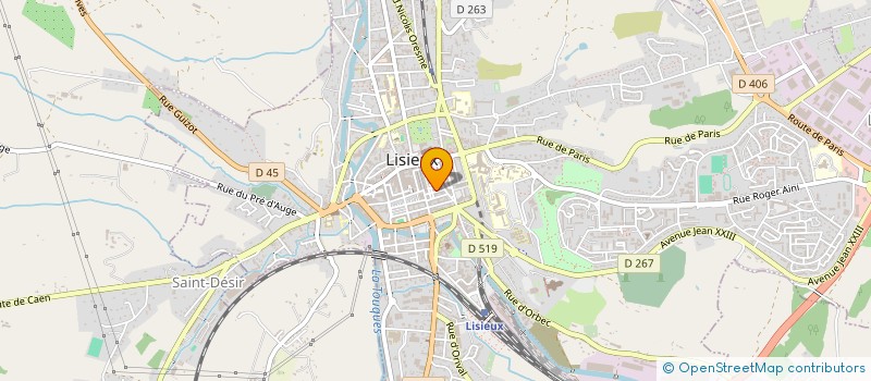 localisation de l'entreprise EURL DE LA SOUPIERE BLANCHE  LISIEUX