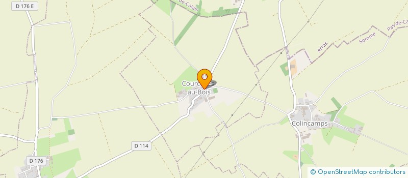 localisation de l'entreprise EURL DE LA SOURCE DE L'AUTHIE  COIGNEUX