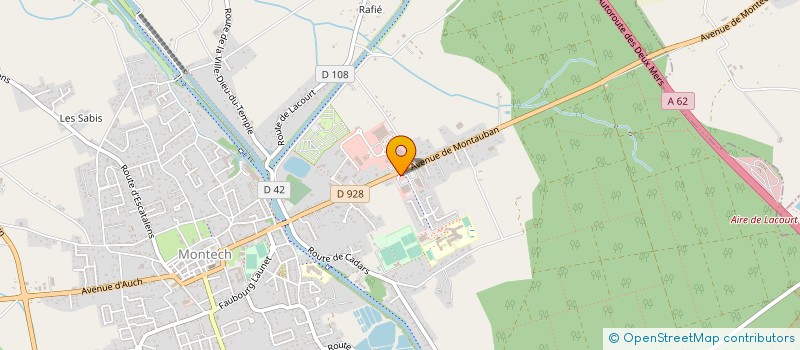 localisation de l'entreprise EURL DE LA TORRE CAPITAN  MONTECH