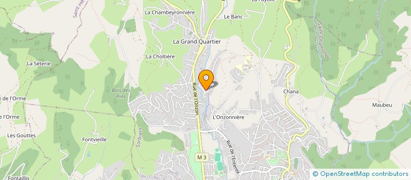 localisation de l'entreprise EURL DE MELO ANTOINE à SORBIERS