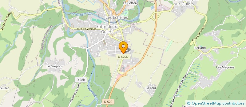 localisation de l'entreprise EURL DE SYCOMORE à ENTRE-DEUX-GUIERS