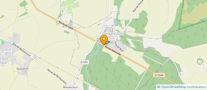 localisation de l'entreprise EURL DE VENDEUIL  VENDEUIL