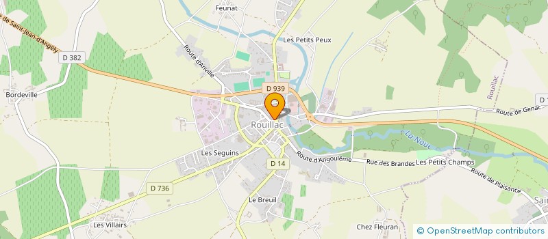 localisation de l'entreprise EURL DE VERGEZAC à ROUILLAC