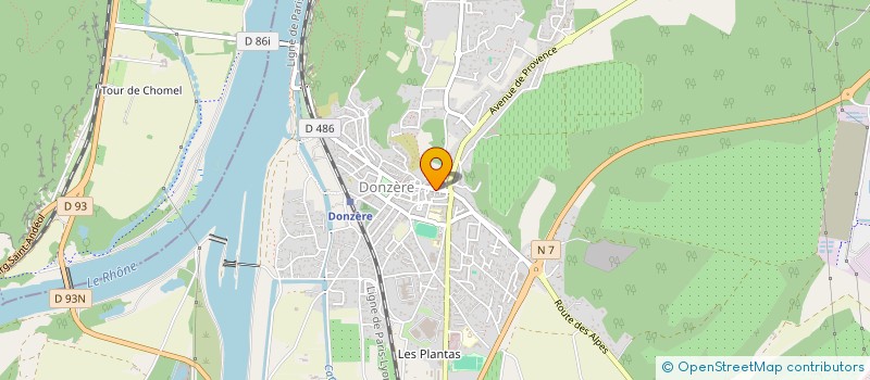 localisation de l'entreprise EURL DEAL AND CO LYON  DONZERE