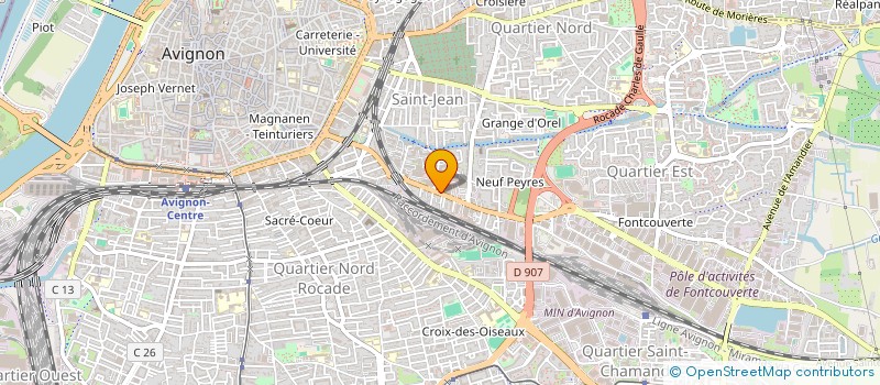 localisation de l'entreprise EURL DECIBEL FIRST à AVIGNON