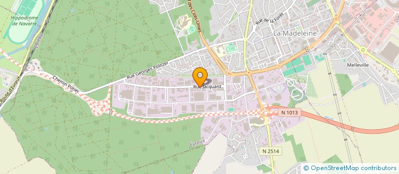 localisation de l'entreprise EURL DECOH à EVREUX