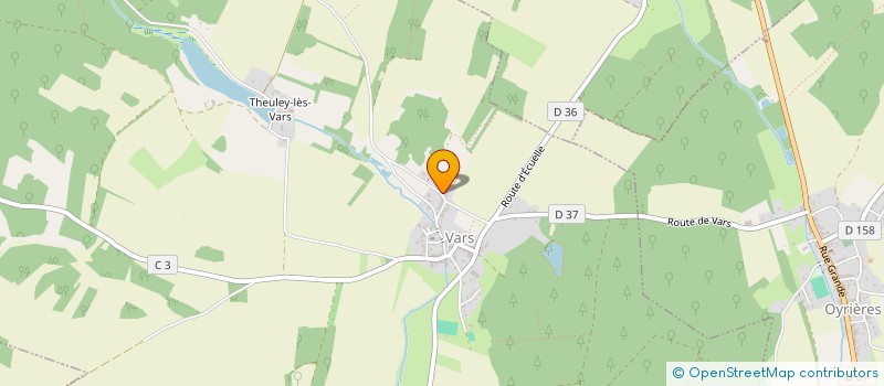 localisation de l'entreprise EURL DECUGNIET ALEXANDRE  VARS