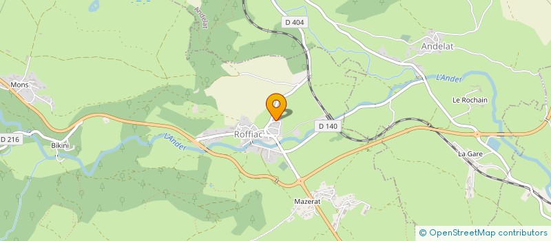 localisation de l'entreprise EURL DEFIX NICOLAS SERVICES à ROFFIAC