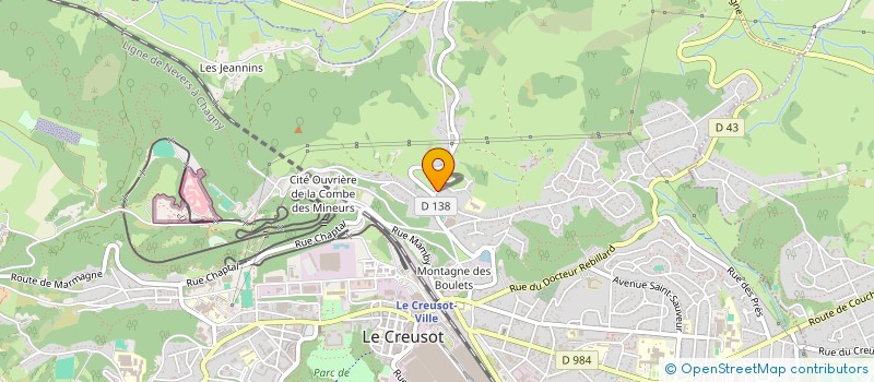 localisation de l'entreprise EURL DEIKO à LE CREUSOT