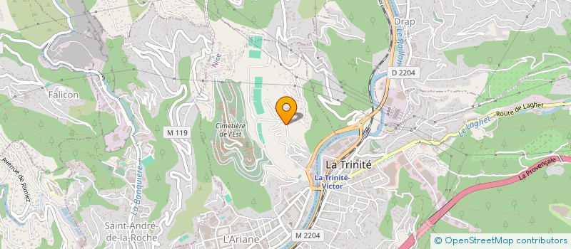 localisation de l'entreprise EURL DELACHET BATIMENT à NICE