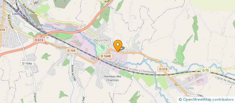 localisation de l'entreprise EURL DELAFOSSE  SAINT-DESIR