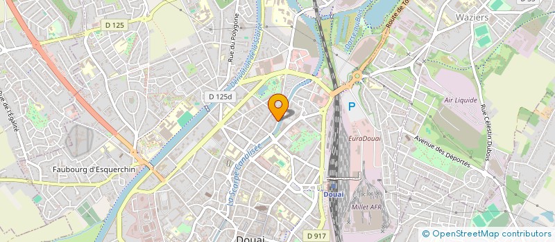 localisation de l'entreprise EURL DELCROIX à DOUAI