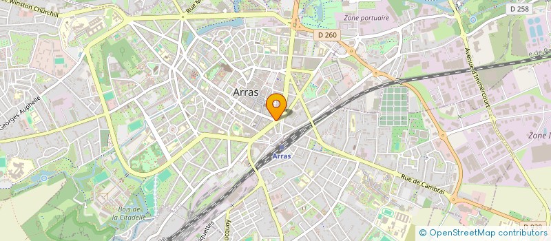 localisation de l'entreprise EURL DELCROIX DANY à ARRAS