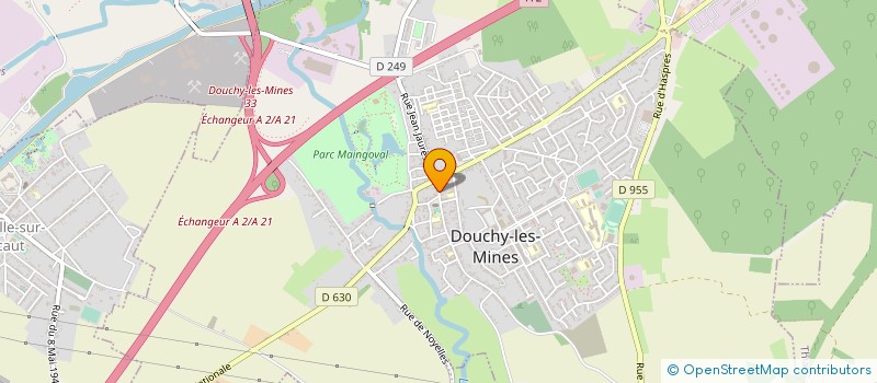 localisation de l'entreprise EURL DELEPINE à DOUCHY-LES-MINES
